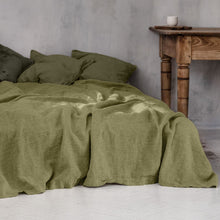 Load image into Gallery viewer, Comfort-Washed French Flax Linen Bedding Set
